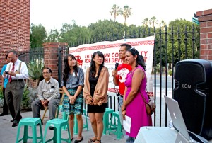 Featured speakers for program:  (from left) Preeti Sharma